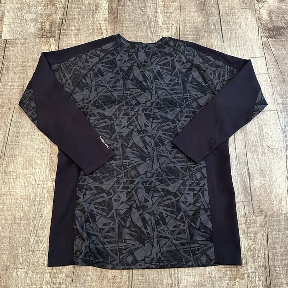 Mediheal Japanese Workman Crystal Long-Sleeve Shirt Black Gray Men's Size 3L - Picture 6 of 6